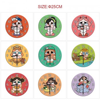 Crybaby anime round wall clocks