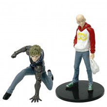 One Punch Man Saitama Genos anime figure