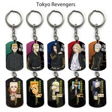 Tokyo Revengers anime alloy two-sided pendant key chain keychains