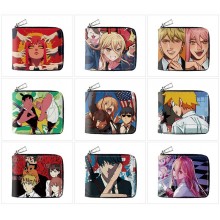 Chainsaw Man anime zipper wallet purse