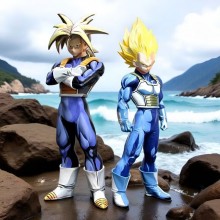 Dragon Ball CT Comic Vegeta Trunks anime figure