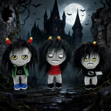 Hirono Bear Homestuck karkat plush doll