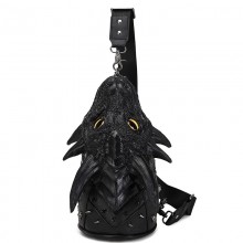 Trend 3D Dragon Head Crossbody Shoulder Bag