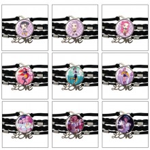 K-POP Demon Hunters anime braided gemstone bracelet hand chain