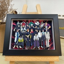 Jujutsu Kaisen 3D Art Painting Stereograph Picture Frame Figure