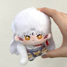4inches Inuyasha Sesshoumaru anime plush doll 10cm
