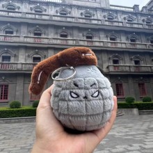 The Grenade shaped plush doll