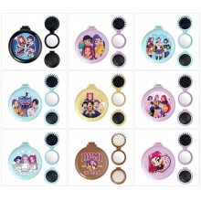 K-POP Demon Hunters folding portable comb mirrorrs