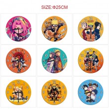 Naruto anime round wall clocks