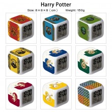 Harry Potter Alarm Clock Colorful Light Display Time Week Month