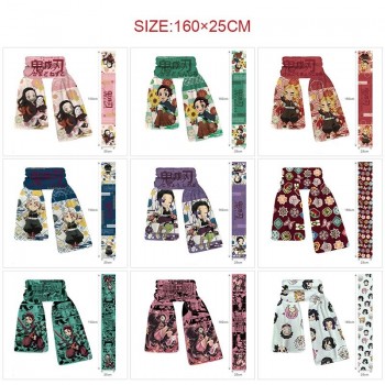 Demon Slayer anime wrap scarf