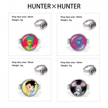 Hunter x Hunter anime adjustable rings