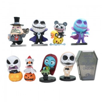 8pcs/set The Nightmare Before Christmas anime figures