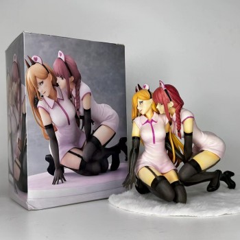 Chainsaw Man nurse Power Makima anime figures set