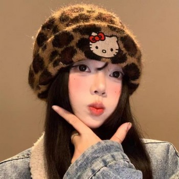Sanrio Hello Kitty Anime Winter Warm Knitted Hat