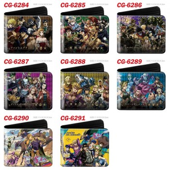 JoJo's Bizarre Adventure anime wallet purse