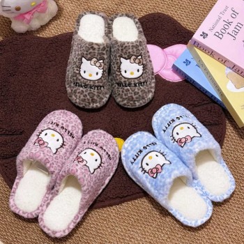 Hello Kitty anime plush shoes slippers a pair