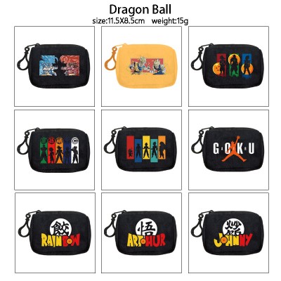Dragon Ball plush coin purse keychain headphone bag