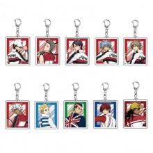 The Prince of Tennis anime acrylic key chains