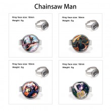Chainsaw Man anime adjustable rings