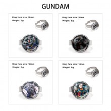 Gundam anime adjustable rings