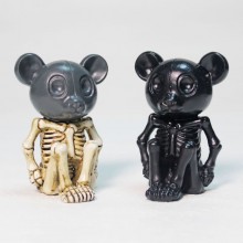 Halloween Skeleton Bear Resin Figurine