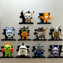 10pcs/set Digital monster Digimon Adventure figures Fridge magnets