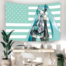 Hatsune Miku American Flag Background Decoration D...
