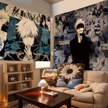 Jujutsu Kaisen Wall Hanging Background Decoration Dormitory Bedhead Tapestry