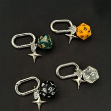 Retro Dice keychain key chains