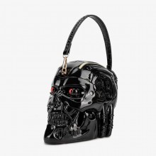Terminator Skull Head Shaped Handbag Shoulder Crossbody Bag