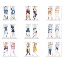 Vtuber Hololive Gawr Gura two-sided long pillow adult body pillow 50*150CM