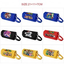 Super Mario anime portable pen case pencil bag