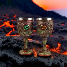 Dragon eye tazas stainless steel wine mug coffee c...