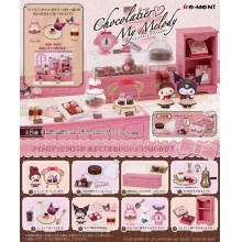 8pcs/set Re-Ment Sanrio My Melody Kuromi Chocolate...