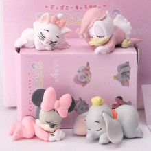 4pcs/set Marie Cat Dumbo Minnie Daisy Character Sl...