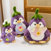 Creative Eggplant Penguin Plush Doll