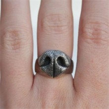 Dog Nose Animal Noses Retro Creative Rings