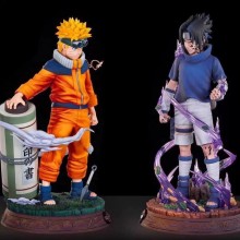 41CM Naruto Uzumaki Naruto Sasuke Anime Figure Fig...