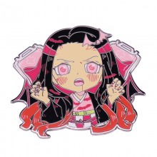Demon Slayer Kamado Nezuko anime alloy Enamel Badges Brooches Pins