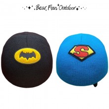 Ski Helmet Batman VS Superman Knitted Hat