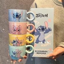 Stitch anime Ceramic Bowls set