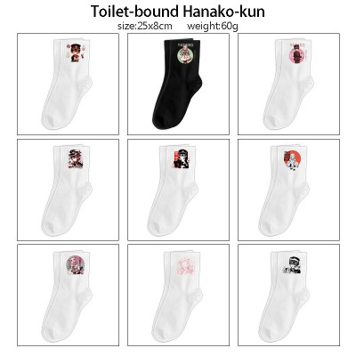 Toilet-bound Hanako-kun mid length cotton socks