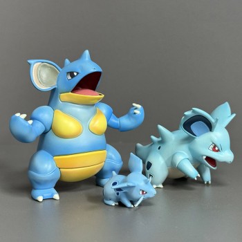 Pokemon Nidoking anime figures set