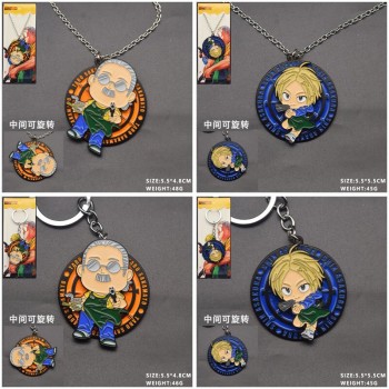 Sakamoto Days anime alloy movable key chain