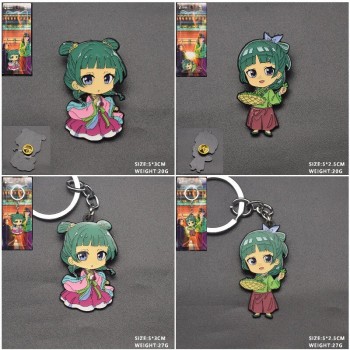 The Apothecary Diaries Maomao anime alloy key chains necklaces pins
