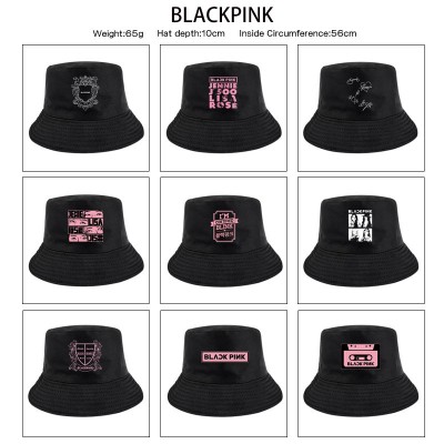 BLACK PINK anime Fisherman Bucket Hat Cap