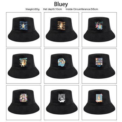 Bluey anime Fisherman Bucket Hat Cap