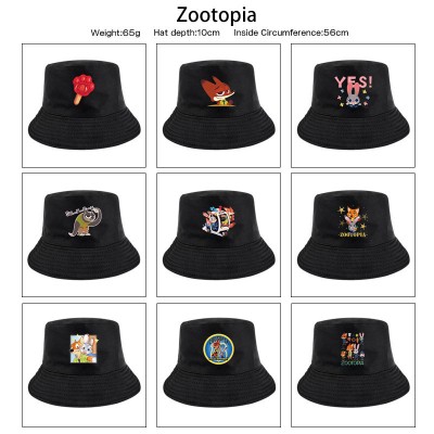Zootopia anime Fisherman Bucket Hat Cap