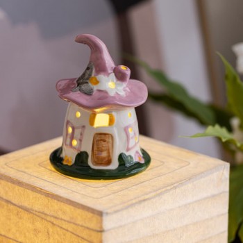 Magic House Night Light Birthday Gift Ceramic Bedside Lamp